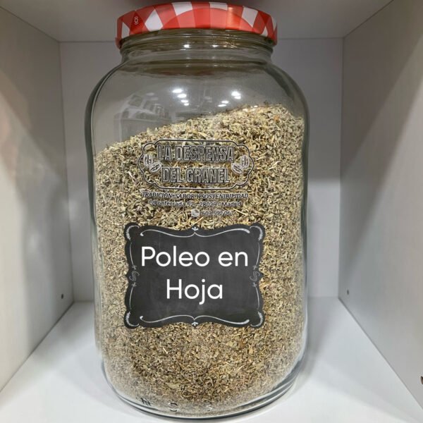 Poleo en hoja