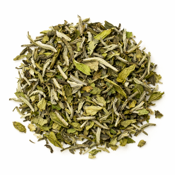 El Té Blanco Pai Mu Tan es una de las variedades de té más apreciadas por su delicadeza, pureza y perfil antioxidante. Se elabora a partir de hojas jóvenes y brotes seleccionados de Camellia sinensis, secados de forma natural para conservar al máximo sus compuestos originales. Gracias a su bajo nivel de procesamiento, este té blanco mantiene un perfil suave, floral y ligeramente dulce, siendo una opción ideal para quienes buscan una infusión ligera, elegante y equilibrada.