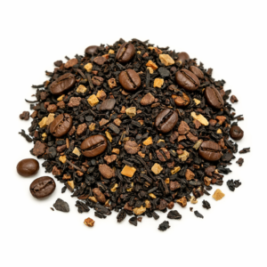 Infusión intensa, cremosa y con aroma a café El Té Negro Café Latte es una mezcla aromática que combina la intensidad del té negro con notas inspiradas en el clásico café latte, ofreciendo una experiencia cremosa, tostada y suave en cada taza. Perfecto para quienes disfrutan del sabor del café pero buscan una alternativa diferente, esta infusión aporta carácter, calidez y un perfil envolvente ideal para el día a día.