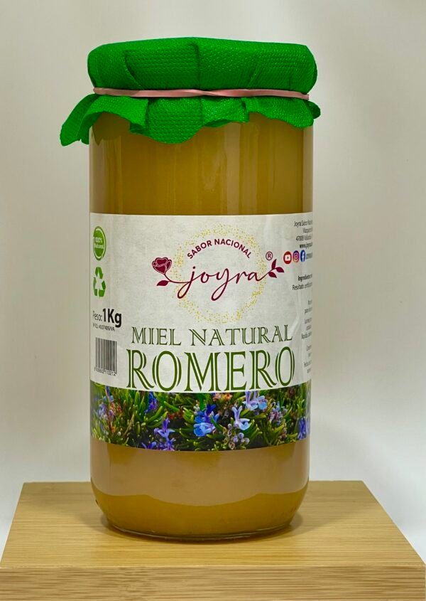 IMG_5485 Miel de Romero Joyra 1kg, suave y aromática, ideal para infusiones, tostadas y recetas. 100% cruda, natural y de origen español.