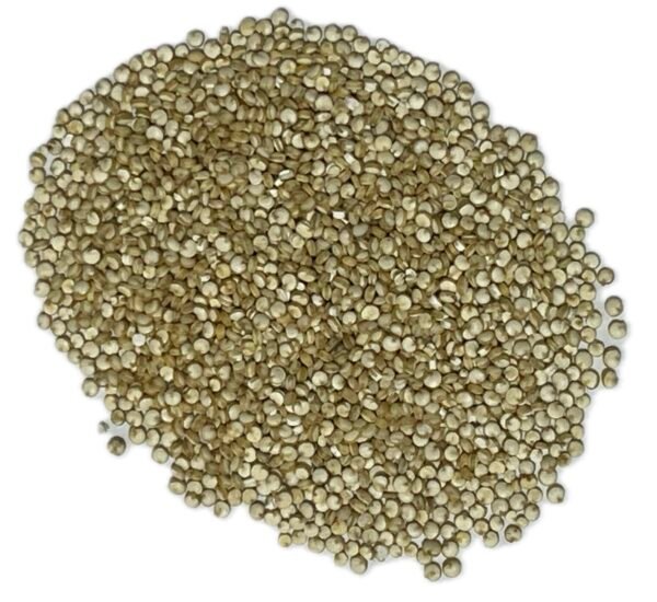 Suavidad, Versatilidad y Nutrición Natural. La quinoa blanca ecológica tiene sabor suave y ligeramente dulce. Textura ligera y esponjosa tras la cocción. Rica en proteínas vegetales y fibra. Ideal para ensaladas, bowls y guarniciones. Un pseudocereal saludable, nutritivo y versátil.