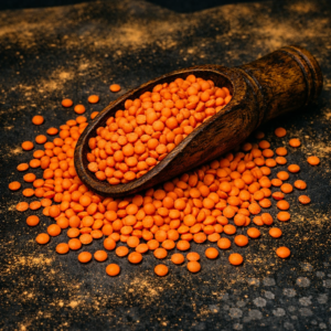 Lenteja Roja Pelada Entera a granel Legumbre rica en proteínas y de cocción rápida