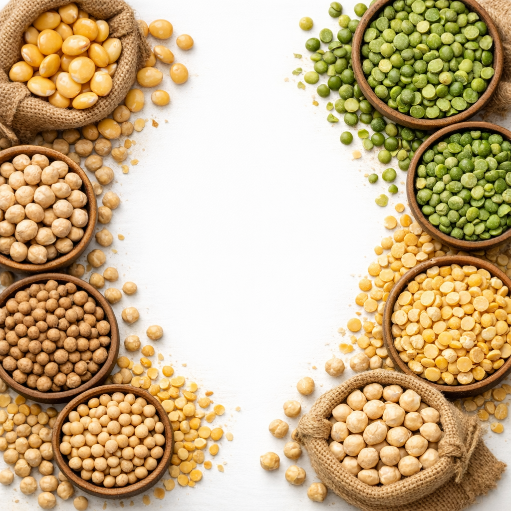 Otras Legumbres a Granel Legumbres a granel menos comunes pero igual de nutritivas: altramuces, soja amarilla y guisantes verdes y partidos. Ideales para recetas saludables y sostenibles.