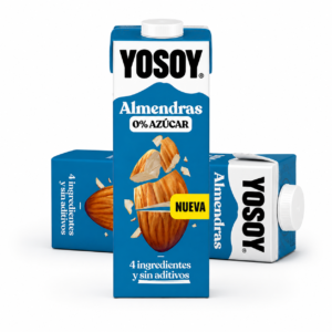 Descubre la bebida vegetal YOSOY Almendras 0% Azúcar, elaborada con solo 4 ingredientes naturales y sin aditivos. Perfecta para quienes buscan una alternativa saludable y ligera a la leche tradicional. Su sabor suave y equilibrado resalta el toque natural de la almendra, sin azúcares añadidos ni conservantes. Ideal para combinar con café, cereales, repostería o disfrutar fría directamente del brick. Producto 100% vegetal, sin gluten y apto para veganos. Fabricado en España con compromiso sostenible y envase reciclable.